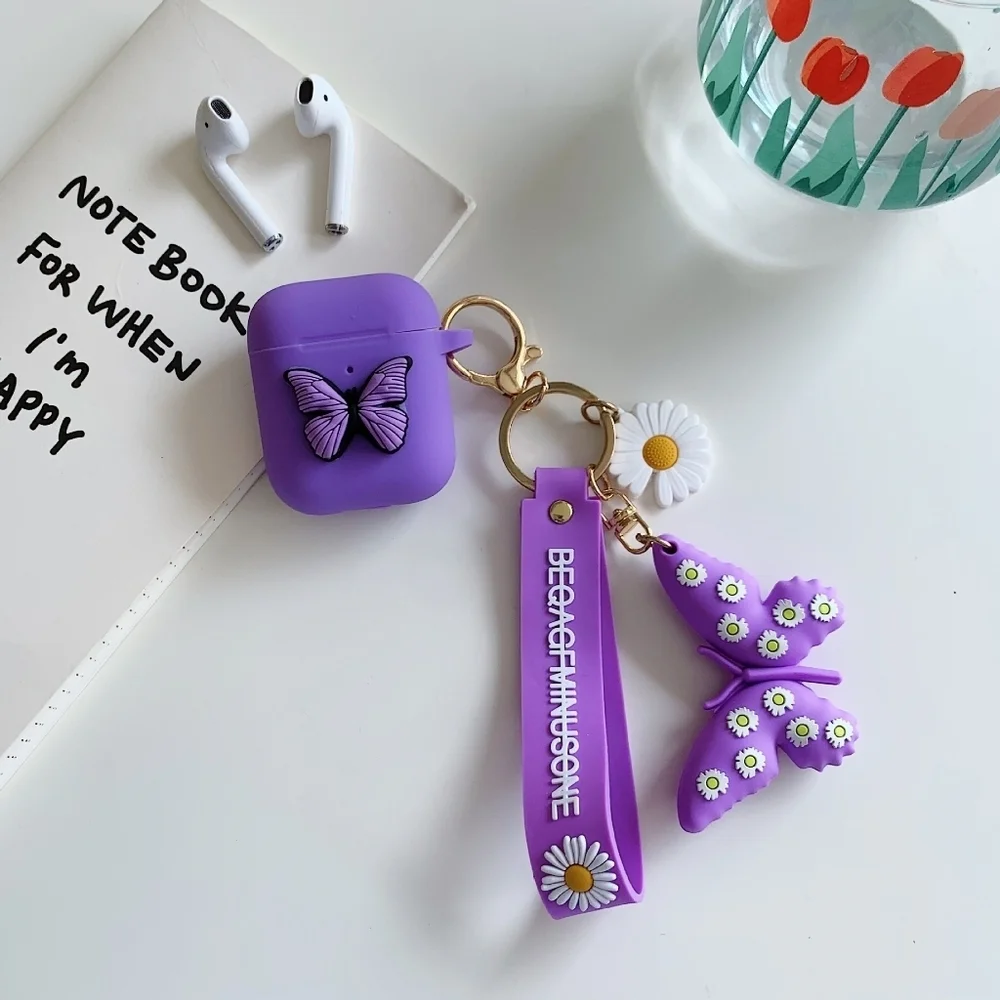 Purple Airpods Case Butterfly Airpods Pro Case Cute Airpods 3rd Gen Case Girly